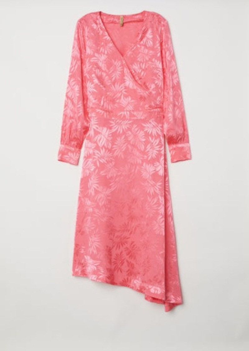 H&M H & M - Jacquard-weave Dress - Pink