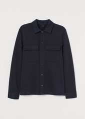 H&M H & M - Jersey Shirt Jacket - Blue
