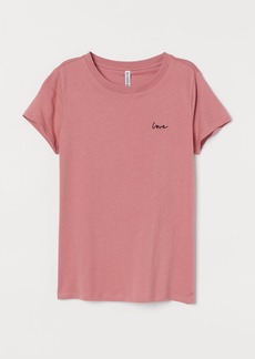 H&M H & M - Jersey T-shirt - Pink