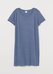 H&M H & M - Jersey T-shirt Dress - Blue