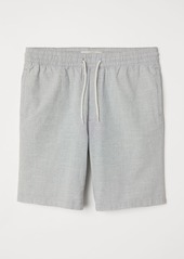 H&M H & M - Knee-length Cotton Shorts - Blue