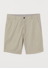 H&M H & M - Knee-length Cotton Shorts - Brown