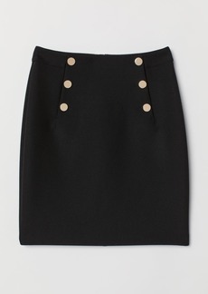 H&M H & M - Knee-length Skirt - Black