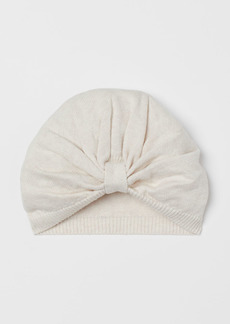 H&M H & M - Knit Cotton Turban - Beige