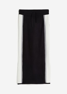 H&M H & M - Knit Pencil Skirt - Black