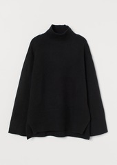 H&M H & M - Knit Turtleneck Sweater - Black