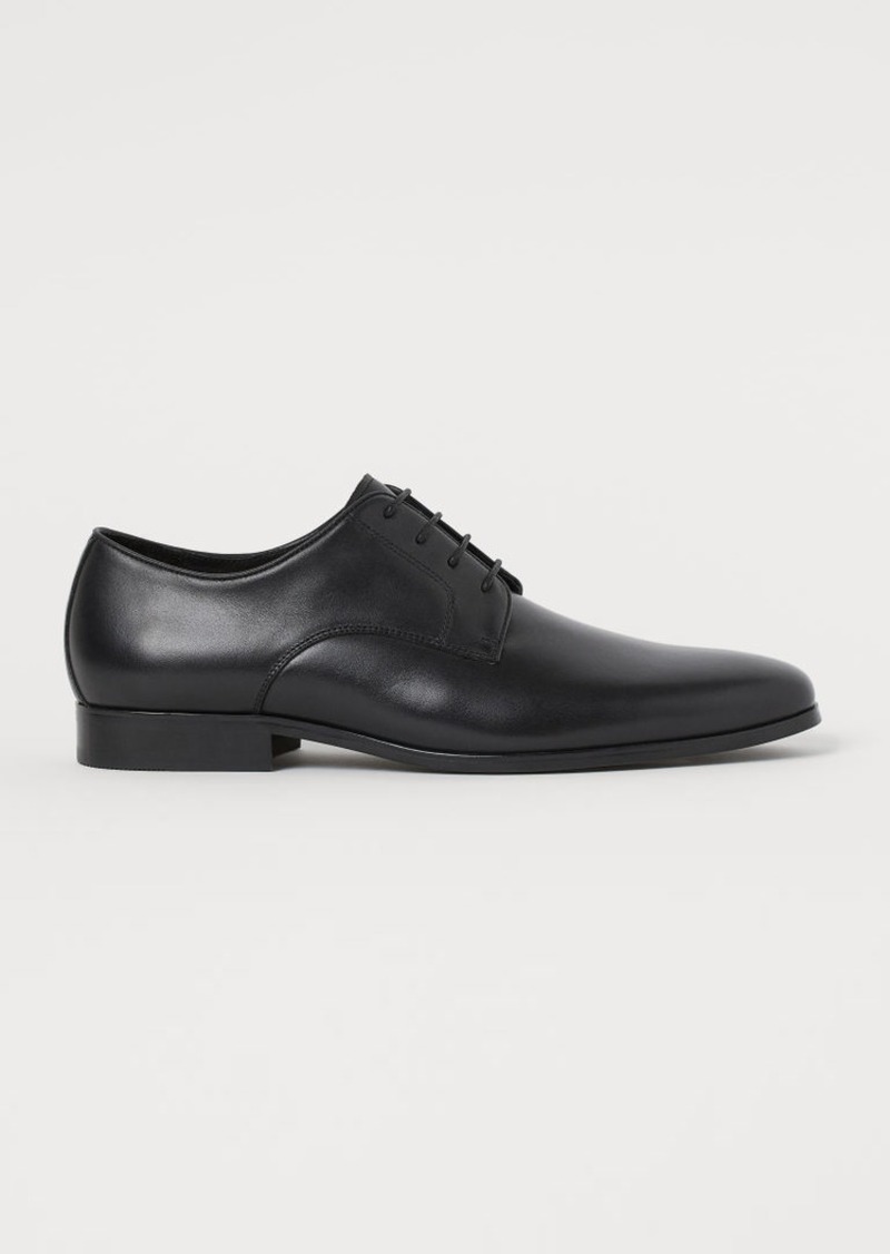 h&m black dress shoes
