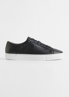 H&M H & M - Leather Sneakers - Black