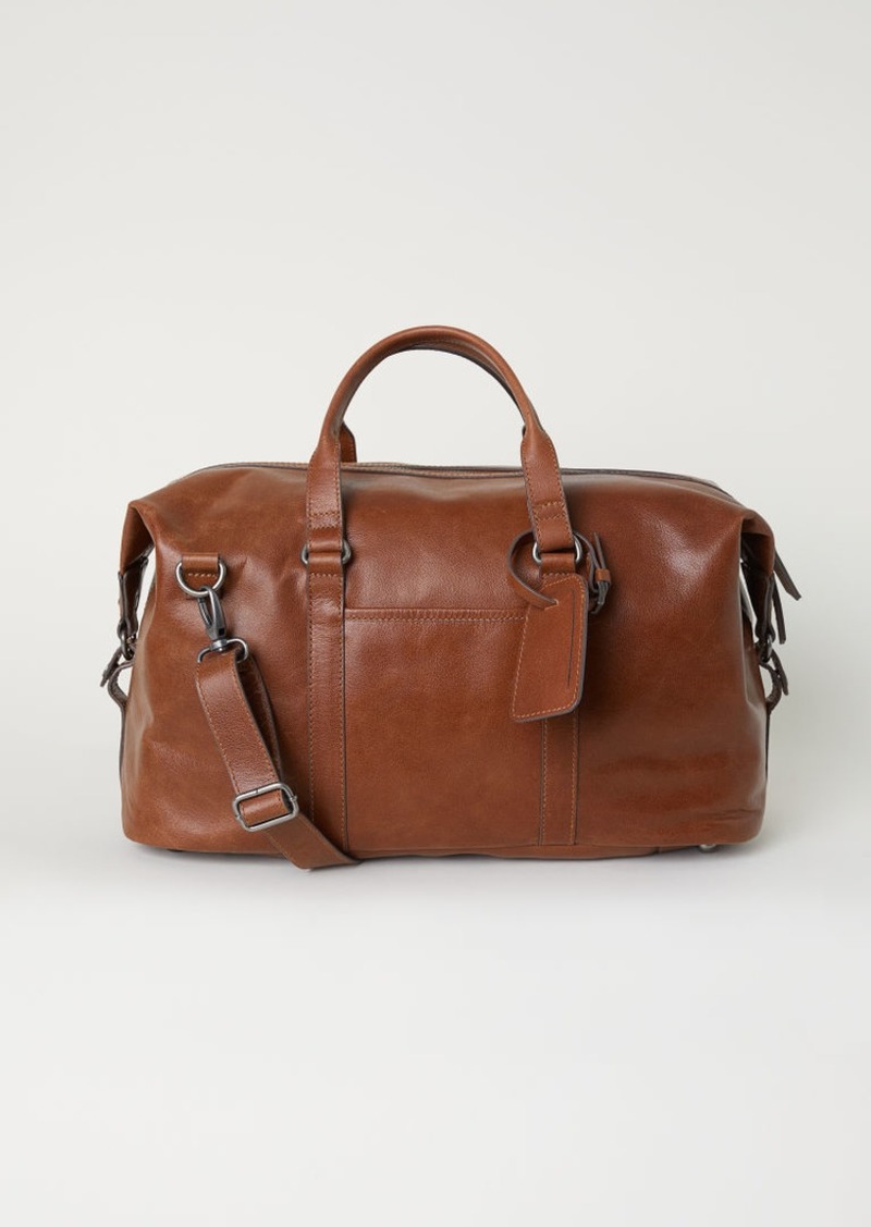 h and m leather bag