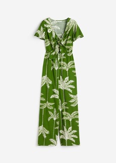 H&M H & M - Linen-blend Jumpsuit - Green