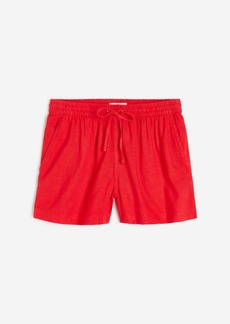 H&M H & M - Linen-blend Shorts - Red