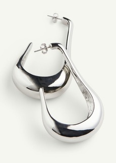 H&M H & M - Long Hoop Earrings - Silver
