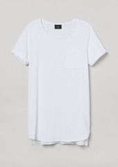 H&M H & M - Long T-shirt - White