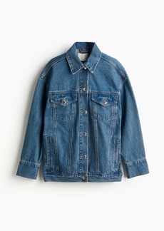 H&M H & M - Loose Denim Jacket - Blue
