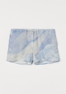 H&M H & M - Lyocell-blend Hot Pants - Blue