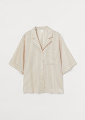 H&M H & M - Lyocell-blend Shirt - Beige