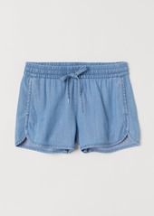 H&M H & M - Lyocell Shorts - Blue