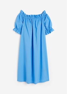 H&M H & M - Off-the-shoulder Dress - Blue