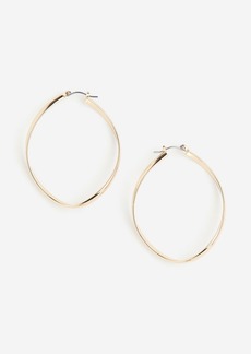 H&M H & M - Oval Hoop Earrings - Gold