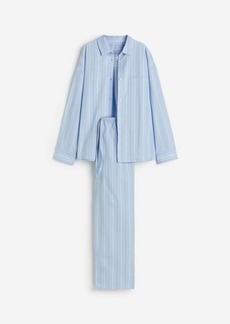 H&M H & M - Pajama Shirt and Pants - Blue