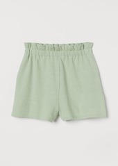 H&M H & M - Paper-bag Shorts - Green