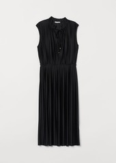 H&M H & M - Pleated Dress - Black