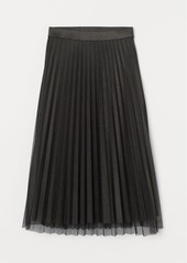 H&M H & M - Pleated Skirt - Black