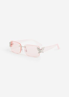 H&M H & M - Rectangular Sunglasses - Pink