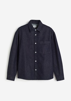 H&M H & M - Regular Fit Denim Overshirt - Blue