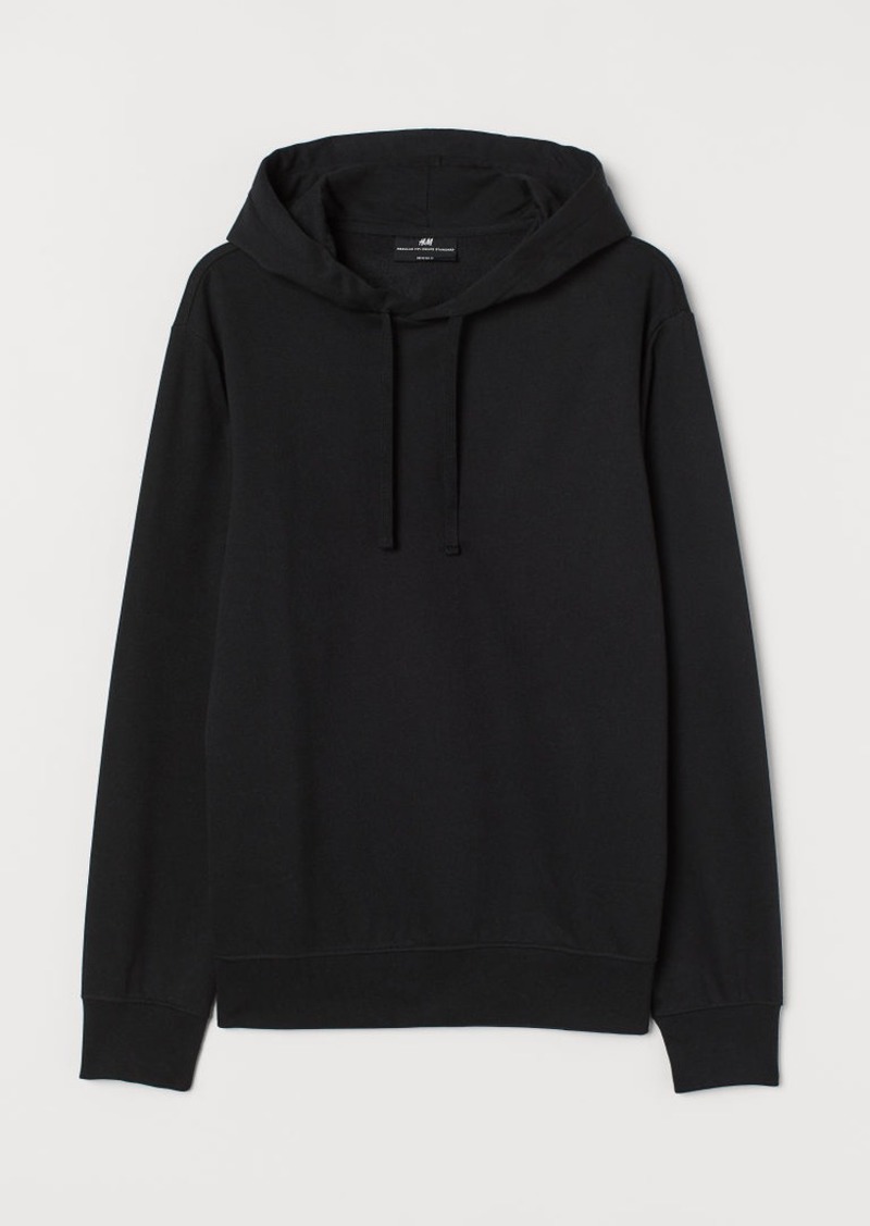 black h and m hoodie