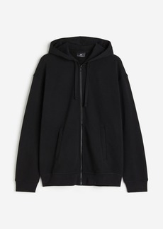 H&M H & M - Loose Fit Hooded Jacket - Black