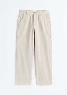 H&M H & M - Relaxed Fit Work Pants - Beige