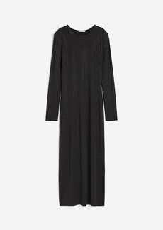 H&M H & M - Rhinestone-embellished Bodycon Dress - Black