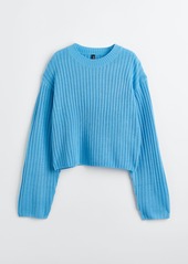 H&M H & M - Rib-knit Sweater - Blue