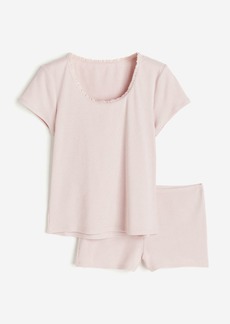 H&M H & M - Ribbed Pajamas - Pink