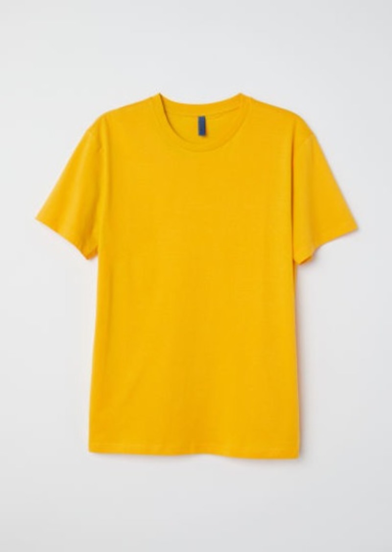 h and m yellow top