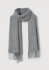 H&M H & M - Scarf with Fringe - Gray