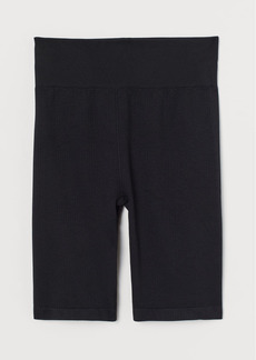 H&M H & M - Seamless Bike Shorts - Black