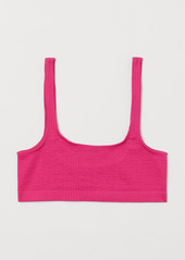 H&M H & M - Seamless Bikini Top - Pink