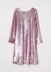 H&M H & M - Sequined Dress - Pink