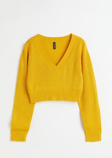 H&M H & M - Short Sweater - Yellow