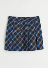 H&M H & M - Short Twill Skirt - Blue