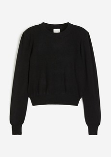 H&M H & M - Shoulder-pad Sweater - Black