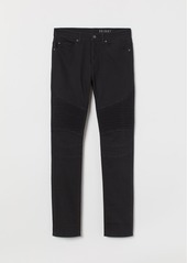 H&M H & M - Skinny Biker Jeans - Black