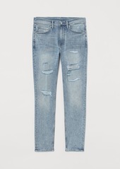 H&M H & M - Skinny Cropped Jeans - Blue