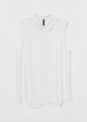 H&M H & M - Sleeveless Blouse - White