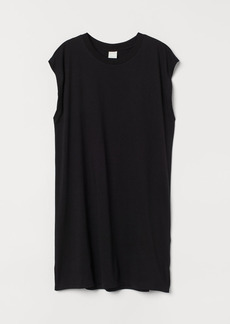 H&M H & M - Sleeveless Jersey Dress - Black