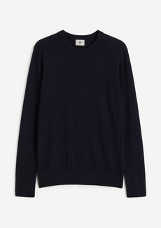 H&M H & M - Slim Fit Cashmere-blend Sweater - Blue