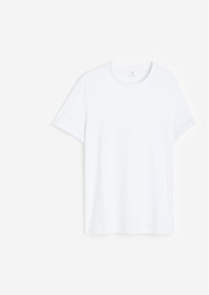H&M H & M - Slim Fit Cotton T-shirt - White