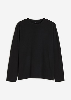 H&M H & M - Slim Fit Jersey Shirt - Black